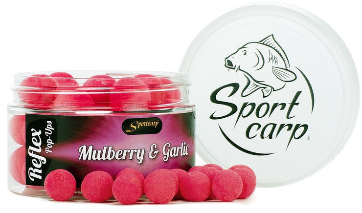 Sportcarp plávajúce boilies reflex 150 ml 15 mm - moruša cesnak