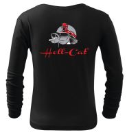 Hell-Cat Tričko Classic Čierne S Dlhými Rukávmi (1)