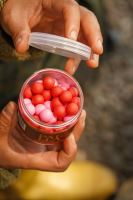 One More Cast Plávajúce Boilie Boosted Fluoro Pop-Ups Paella 70 g 14 mm (2)