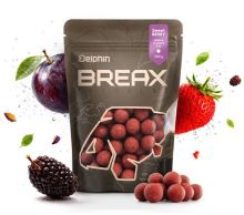 Delphin Boilies BreaX SweetBERRY Moruše Jahoda Švestka 300 g - 16 mm
