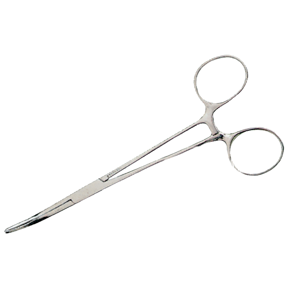 Dam pean zahnutý forceps curved 12,5 cm