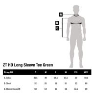 Nash Tričko ZT HD Long Sleeve T-Shirt Green (11)