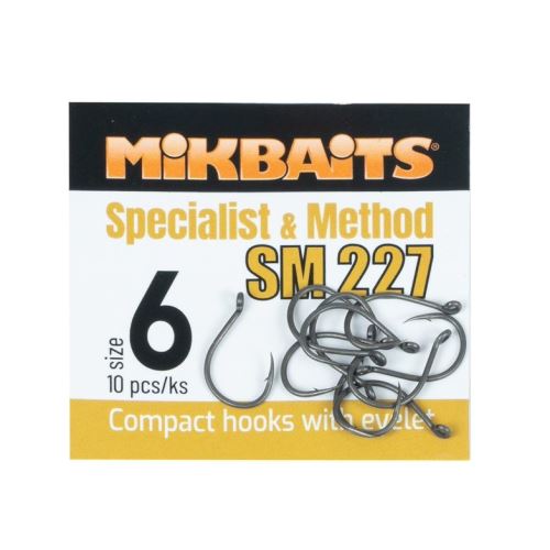 Mikbaits Háčiky Specialits & Method SM 227 Hook 10 ks