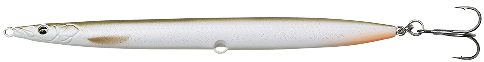 E-shop Savage gear sandeel pencil sinking matt white tobis - 12,5 cm 19 g