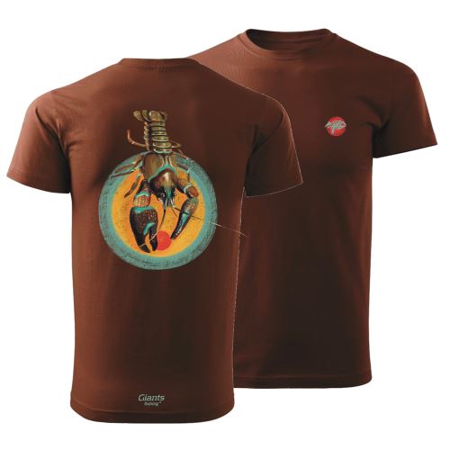 Giants Fishing Tričko Pánské Rak Hnedé