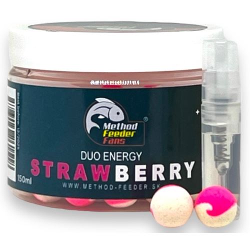 Method Feeder Fans Pop Up Duo Energy 15 mm 150 ml + Sprej Esencia