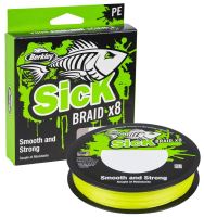 Berkley Splietaná Šnúra SicK Braid Hi-Vis Žltá 150 m