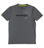 Matrix Tričko Grey Hex Print T-Shirt - S