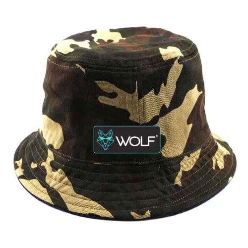 Wolf Klobúk Rybársky Bucket Hat Camo