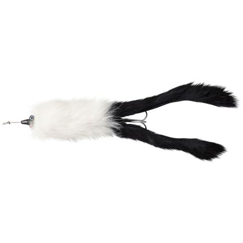 Abu Garcia blyskáč hairy killer white black tail - 21 g