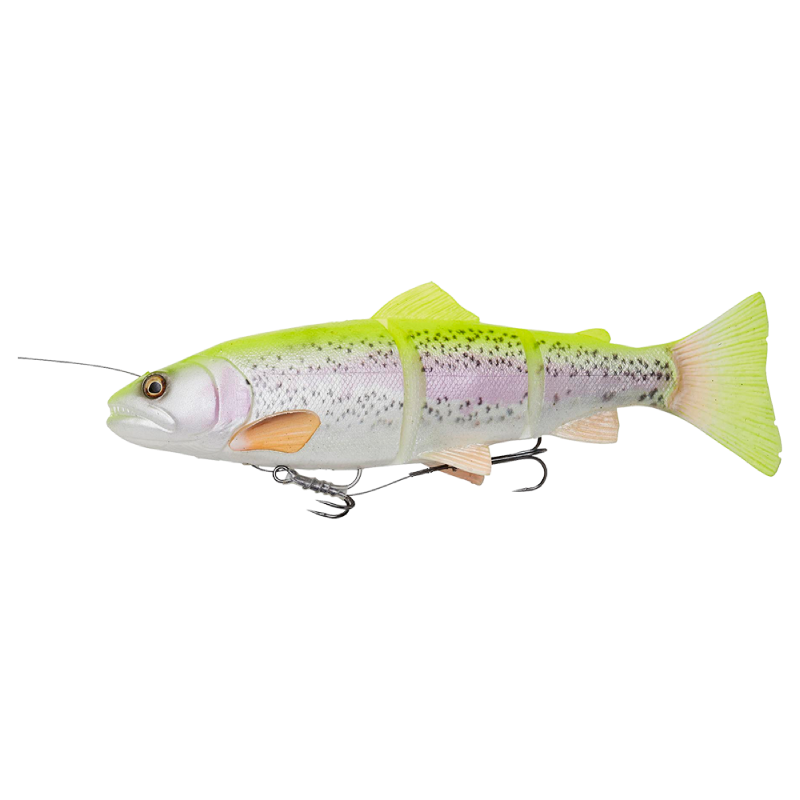 Savage gear gumová nástraha 4d linethru trout slow sinking lemon trout - 15 cm 35 g