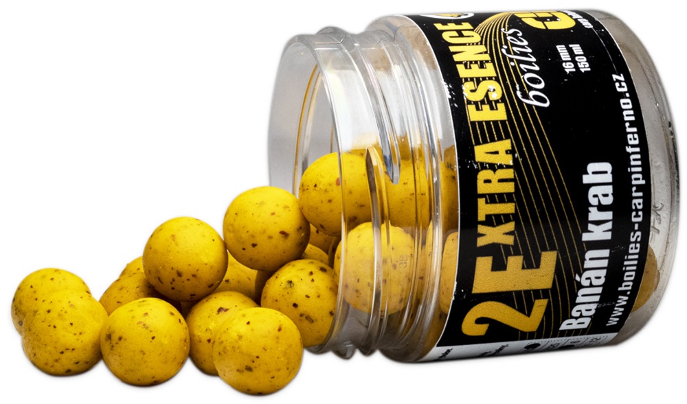 Carp inferno boilies 2e 150 ml 16 mm - banán krab