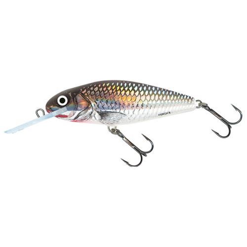 Salmo Wobler Perch Deep Runner Holographic Grey Shiner - 8 cm 14 g