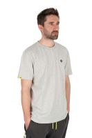 Matrix Tričko Large Logo T-Shirt Marl Grey Lime
