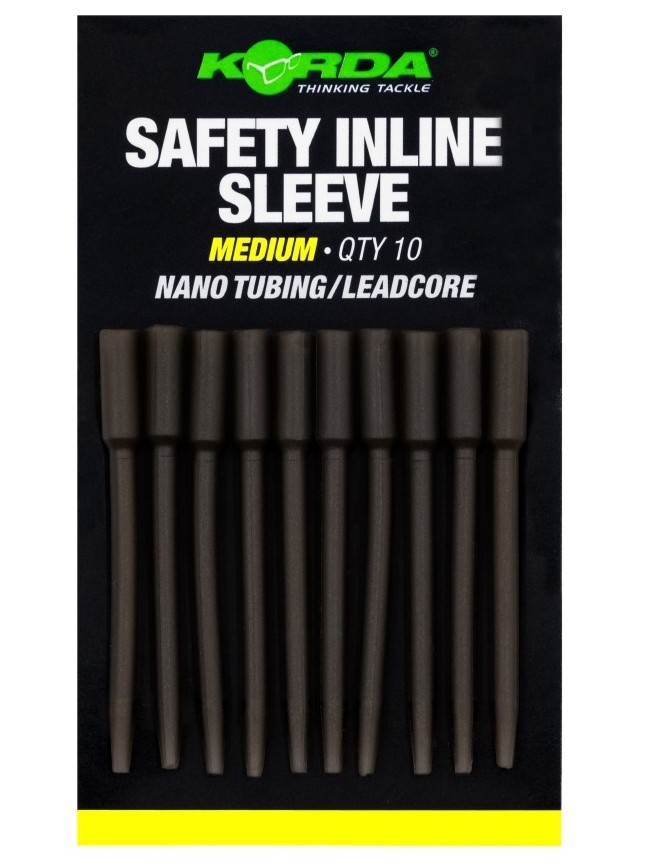 E-shop Korda prevleky safety inline sleeve nano tubing/leadcore - medium