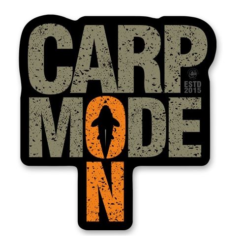 4ANGLERSDESIGN Samolepka 101 Carp Mode On