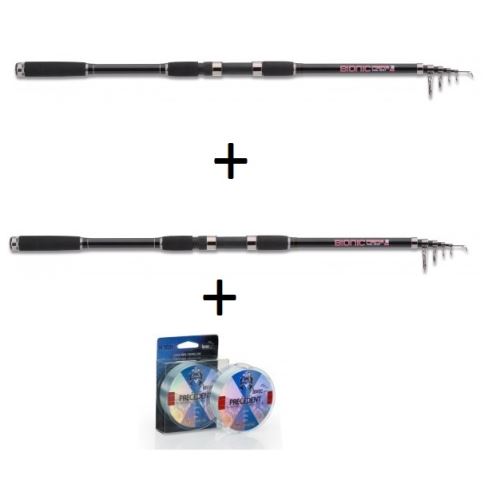 Saenger Prút Bionic Fibre II Tele 80 2,7 m 40-80 g + druhý zadarma + vlasce zadarmo