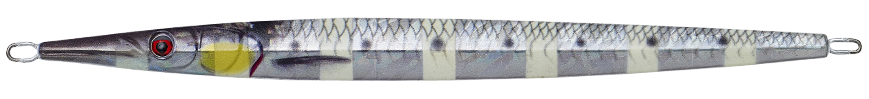 E-shop Savage gear 3d needle jig sinking glow zebra php - 19 cm 80 g