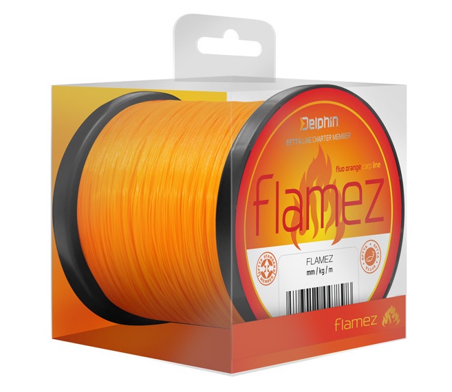 Delphin vlasec flamez oranžový - 0,35 mm 8,6 kg 1100 m