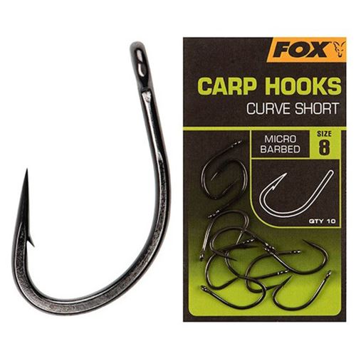 Fox Háčiky Curve Shank Short 10 ks