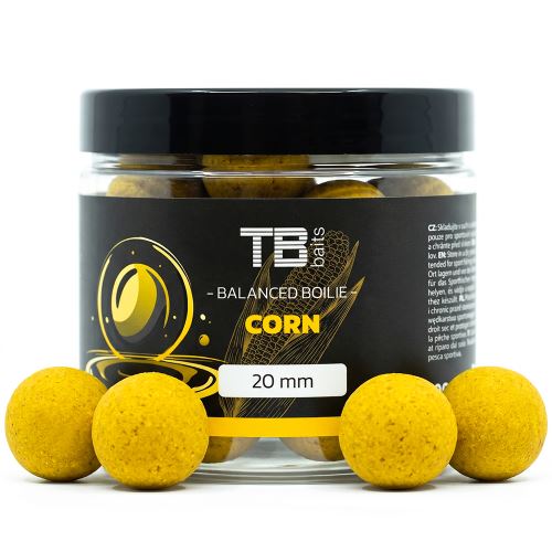 TB Baits Vyvážené Boilie Balanced + Atraktor Corn 100 g