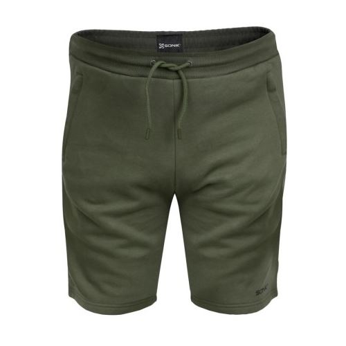 Sonik Kraťasy Green Fleece Shorts