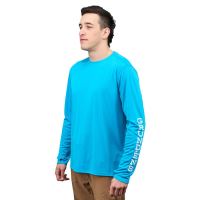 Grundéns Funkčné UV Tričko Tough Sun Crew Azure (3)