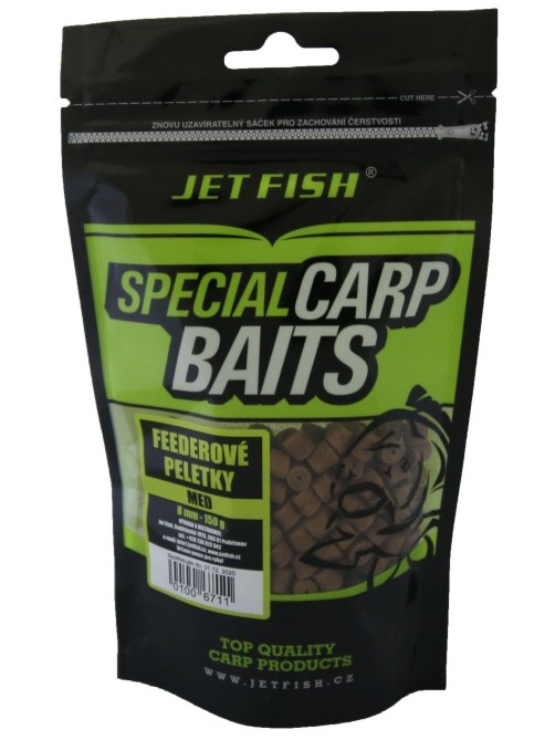 Jet fish feederové pelety 8 mm 150 g - med