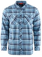 Grundéns Košeľa Dungeness Seawool Flannel Shirt Captain's Blue - M