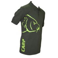 Zfish Tričko Carp Polo T-Shirt Olive Green (1)