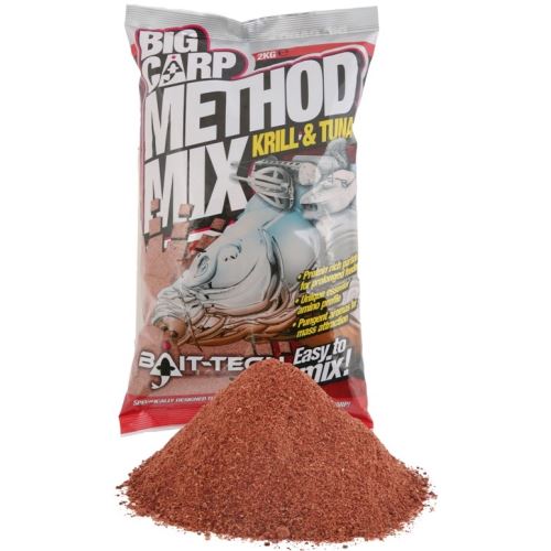 Bait-Tech Krmítková Zmes Big Carp Method Mix Krill & Tuna 2 kg