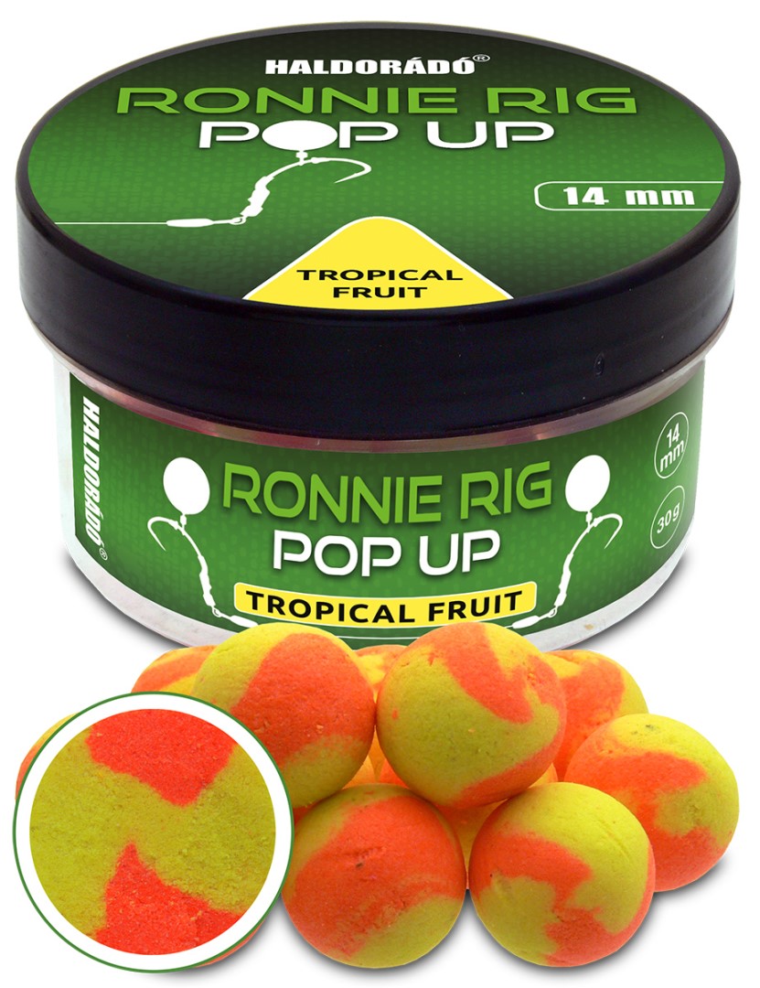 E-shop Haldorádó plávajúce boilie pop-up ronnie rig 30 g 14 mm - tropical fruit