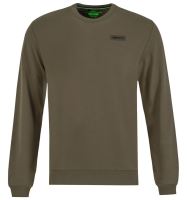 Korda Tričko s Dlhým Rukávom Patch Crewneck Dark Olive - XXXXL