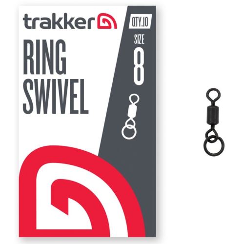 Trakker Obratlík Ring Swivel Veľkosť 8 10 ks