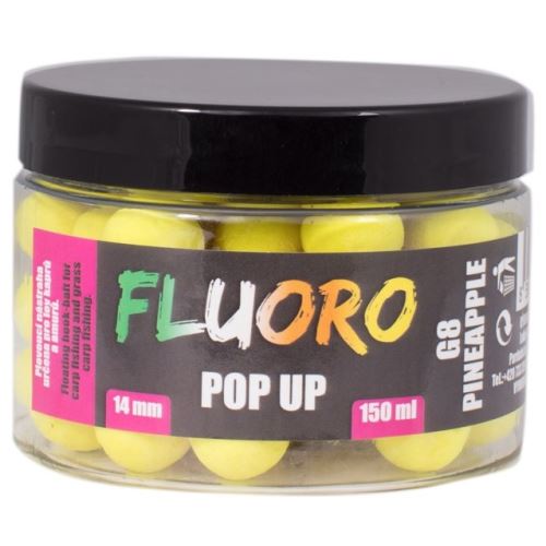 LK Baits Pop-up Fluoro G-8 Pineapple