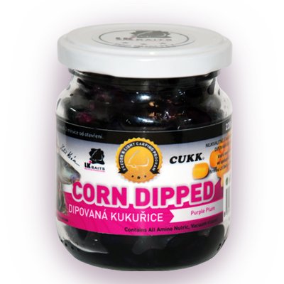 Lk baits dipovaná kukurica 220 ml-purple plum