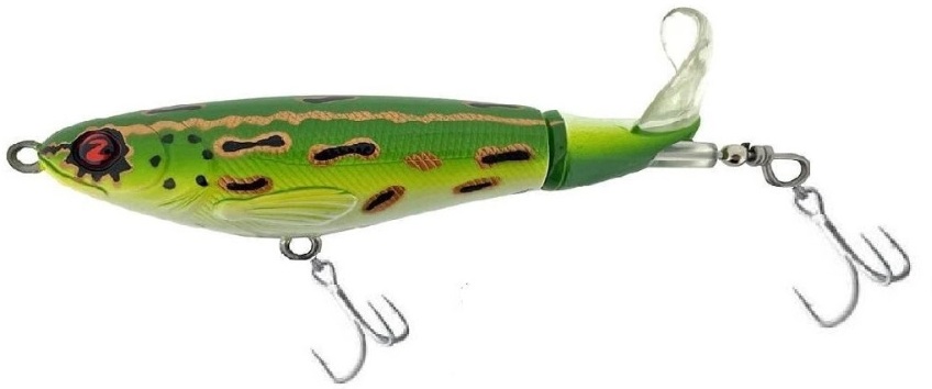 E-shop River2sea wobler hladinový whopper plopper leopard - 9 cm 14 g
