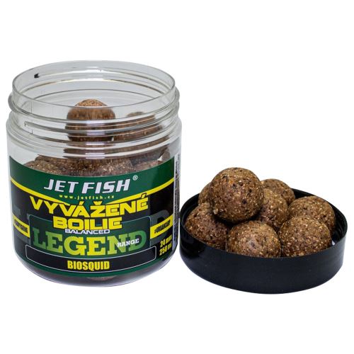 Jet Fish Vyvážené Boilie Legend Range 250 ml 24 mm - Biosquid