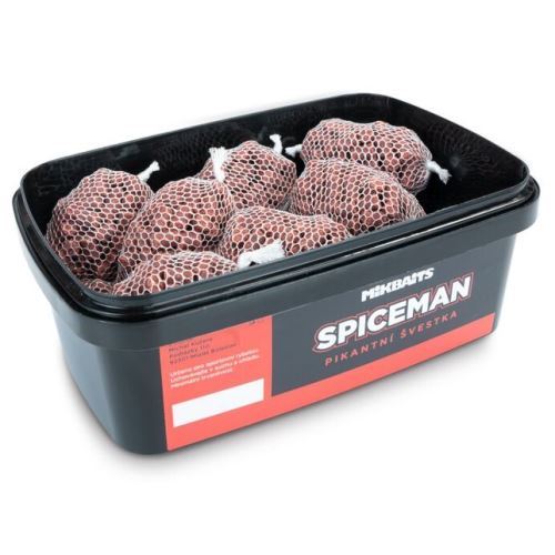 Mikbaits PVA Bomb Spiceman Pikantná Slivka 15 ks