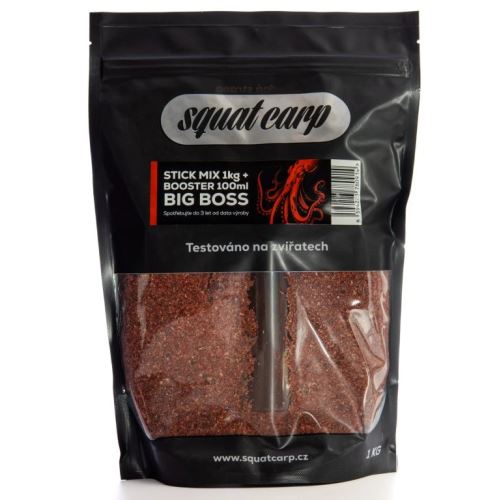 Squat Carp Stick Mix Big Boss 1 kg + Booster 100 ml