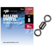 Giants Fishing Pevnostný Obratlík Rolling Swivel 10 ks Giants Fishing Pevnostný Obratlík Rolling Swivel 10 ks