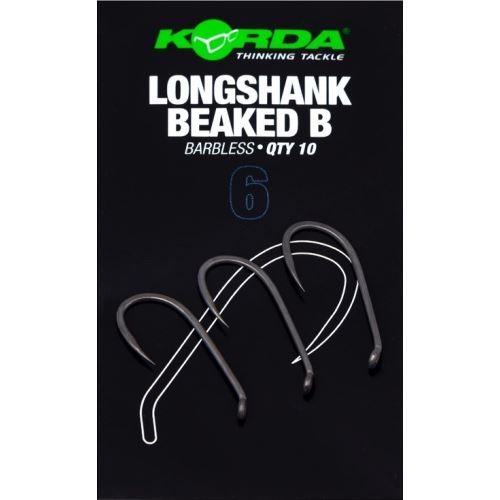 Korda Háčiky Longshank Beaked Barbless 10 ks