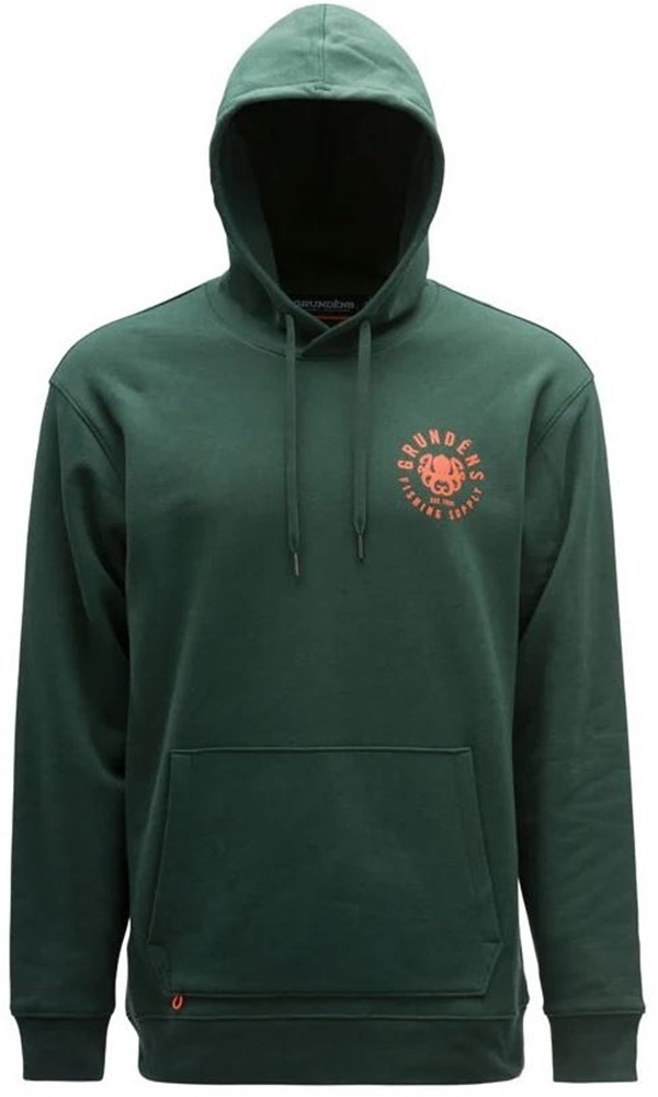 E-shop Grundéns mikina displacement dwr hoodie deep forest - l