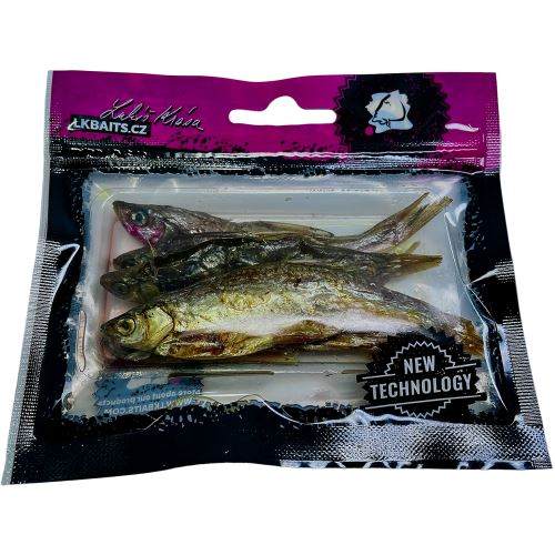 LK Baits Dipovaná Rybička Predátor XL 5 ks 6-10 cm