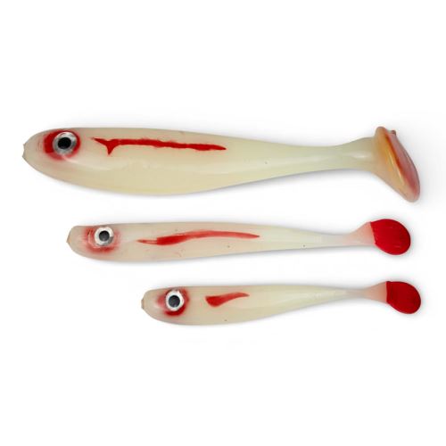 Yaccuza Gumová Nástraha Hand Made Killer Airbrush White Ghost