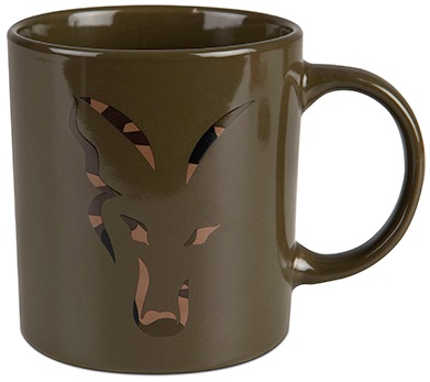 Fox hrnček green and camo head ceramic mug