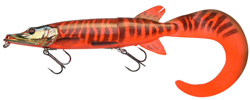 E-shop Savage gear gumová nástraha 3d hybrid pike slow sinking red pike - 25 cm 100 g