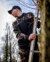 Fox Mikina LW Black Camo Split Zip Hoody (3)