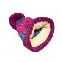 R-SPEKT Čiapka MAXI PomPom Beanie Modro Ružová (8)