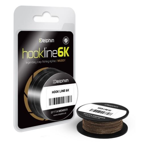 Delphin Nadväzcová Šnúrka Hookline 6K Muddy 20 m